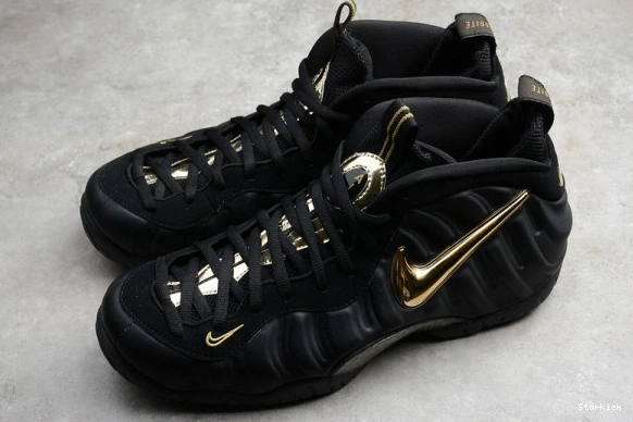 Foamposite Metallic Black Pro 624041-009  Air Gold 1121